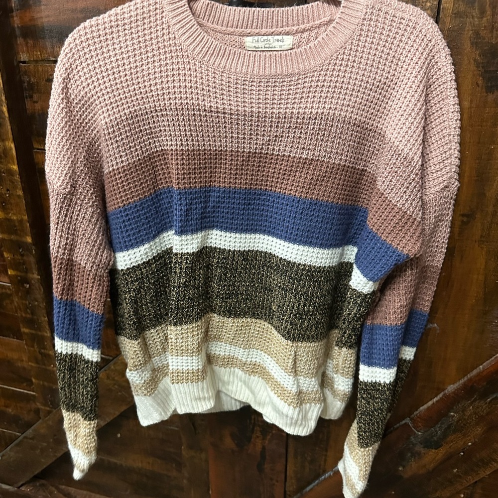 Wild Fable Multicolor Striped Sweater